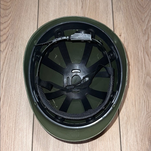 Kids Army Green Costume Helmet - Picture 2 of 11